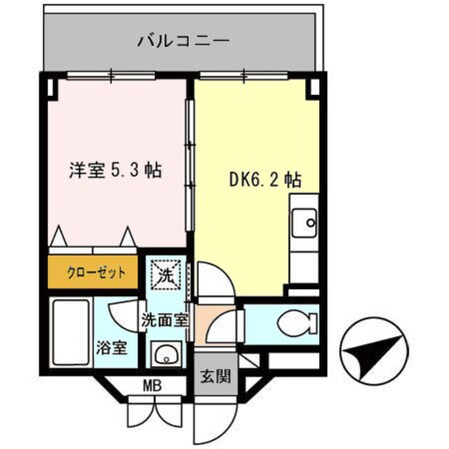 住ノ江駅 徒歩5分 4階の物件間取画像